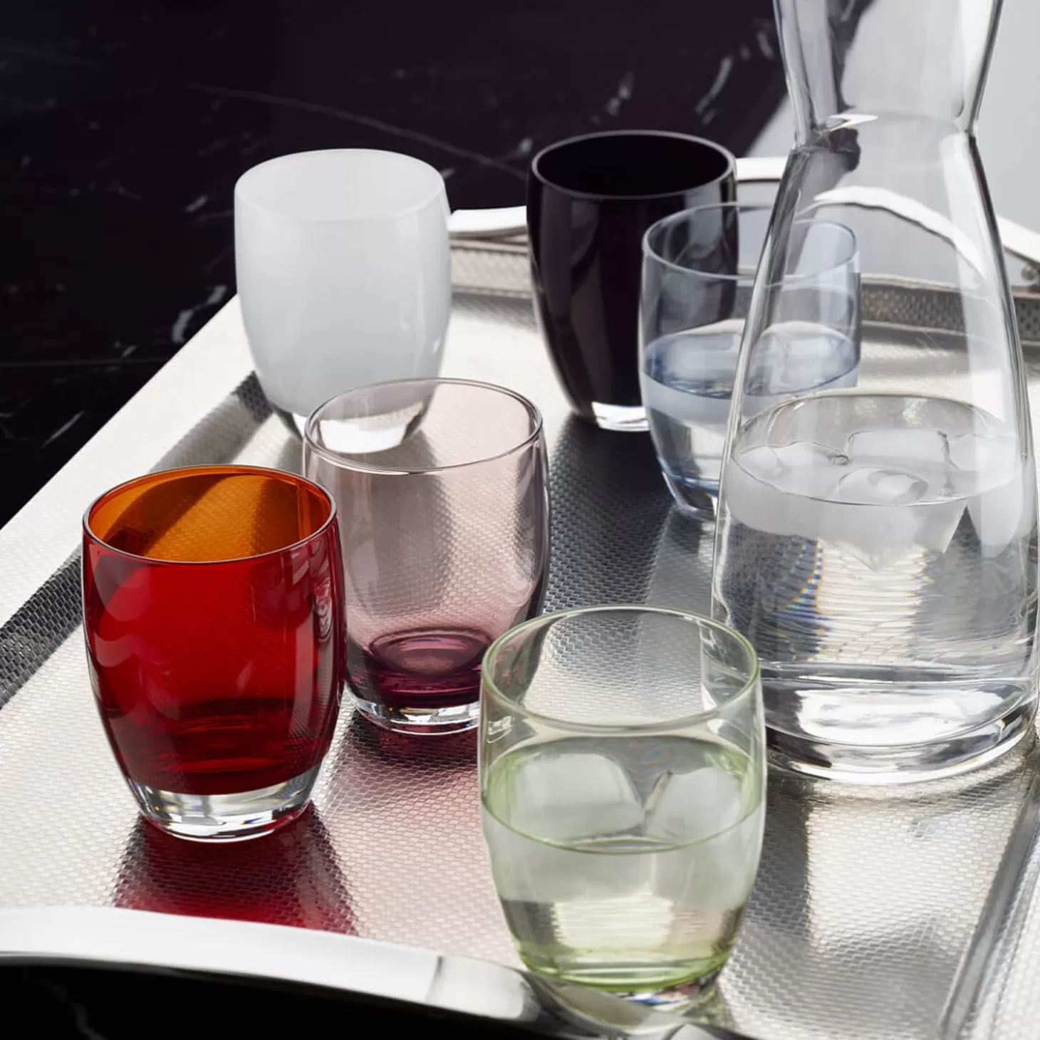 Water Glasses<Degrenne Allegro Red