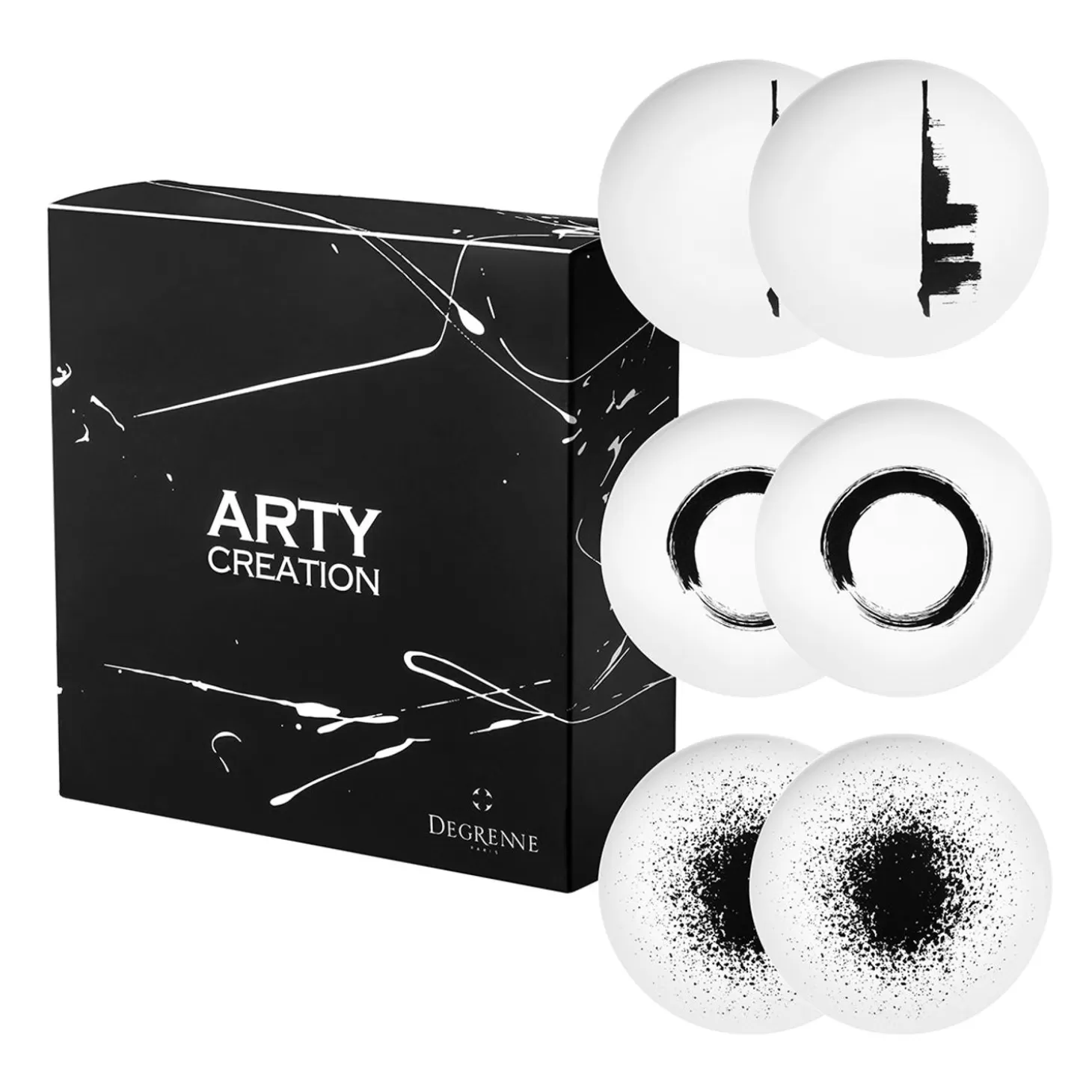 Flat Plates<Degrenne Arty Creation White
