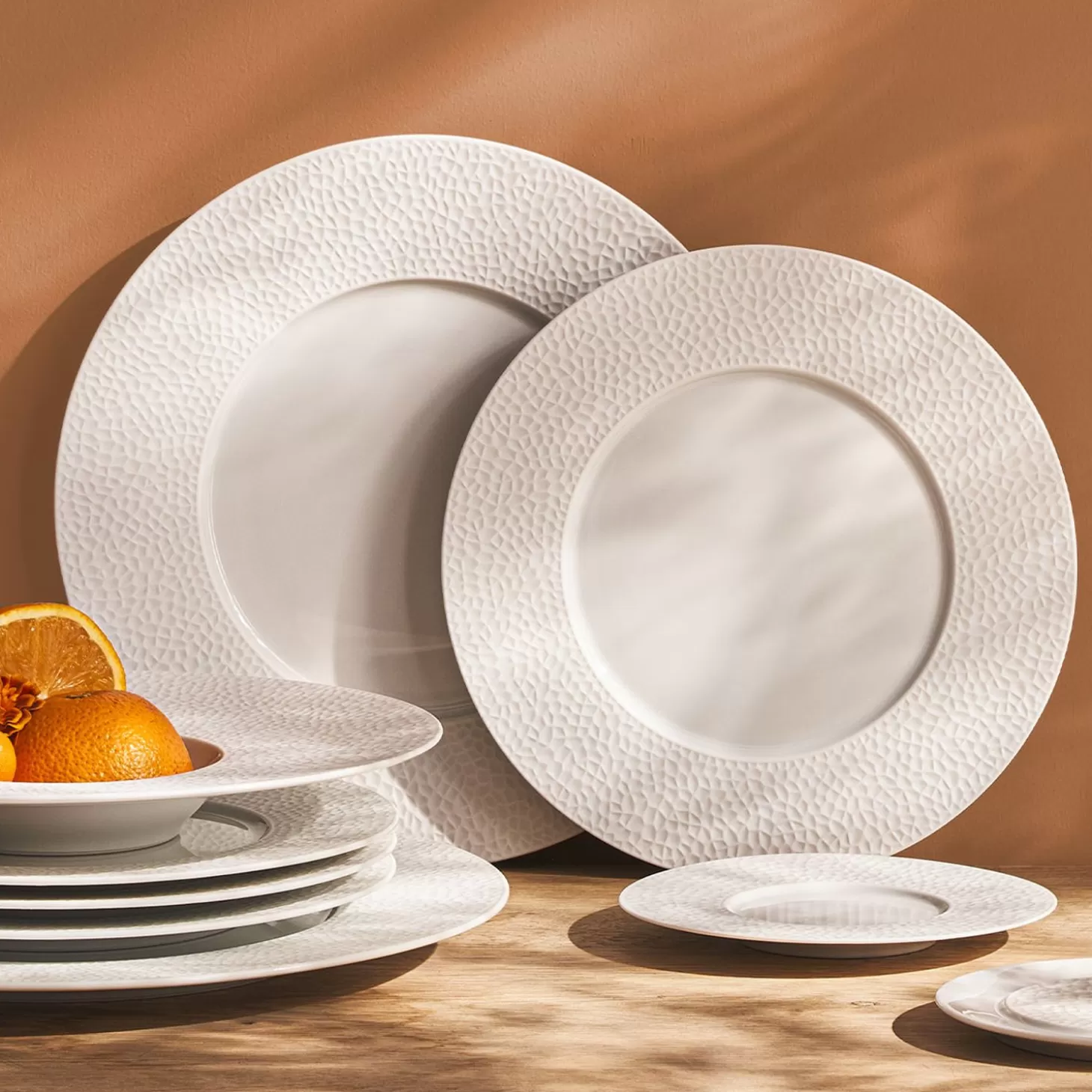 Flat Plates<Degrenne Collection L Fragments White