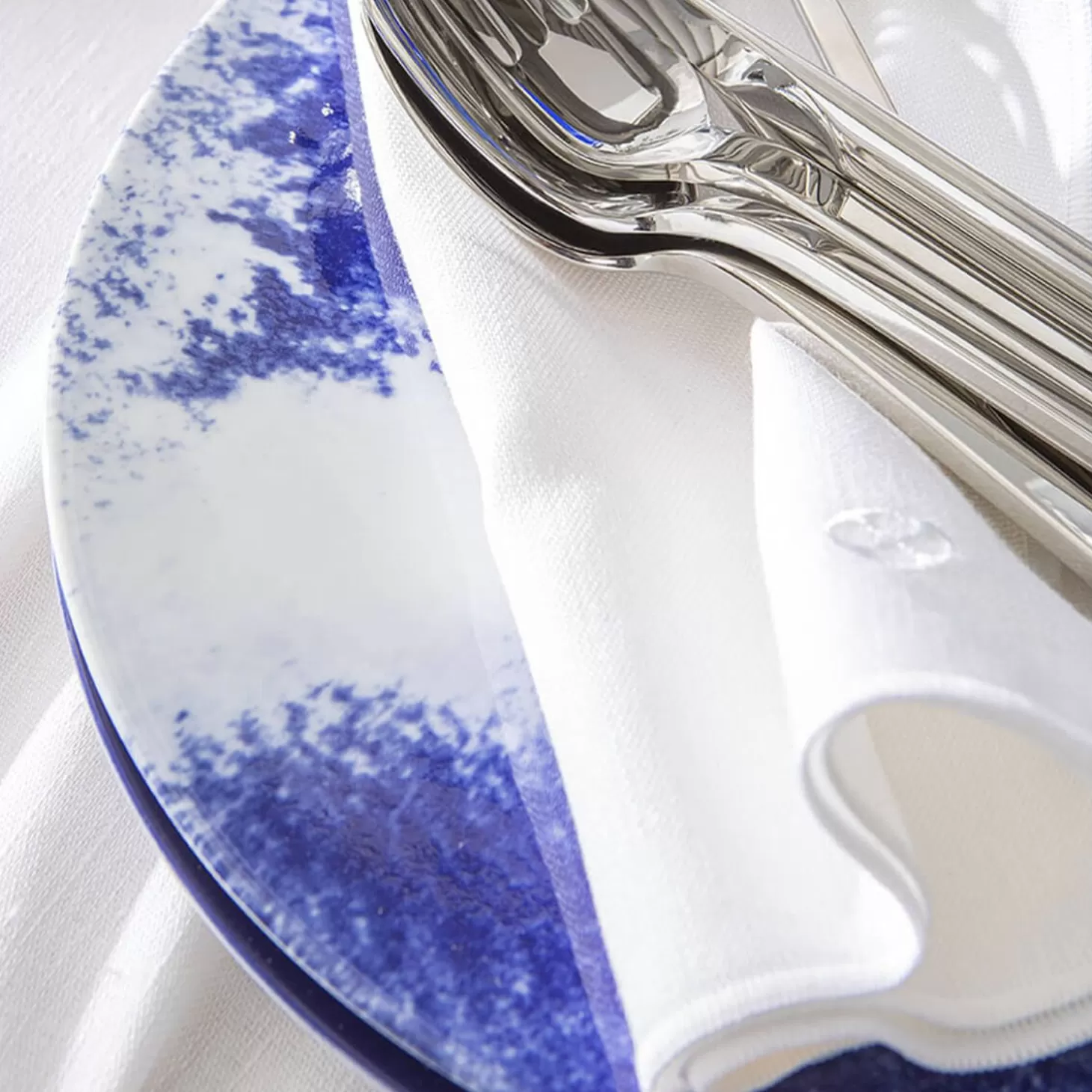 Napkins<Degrenne Cotton & Linen Shades White