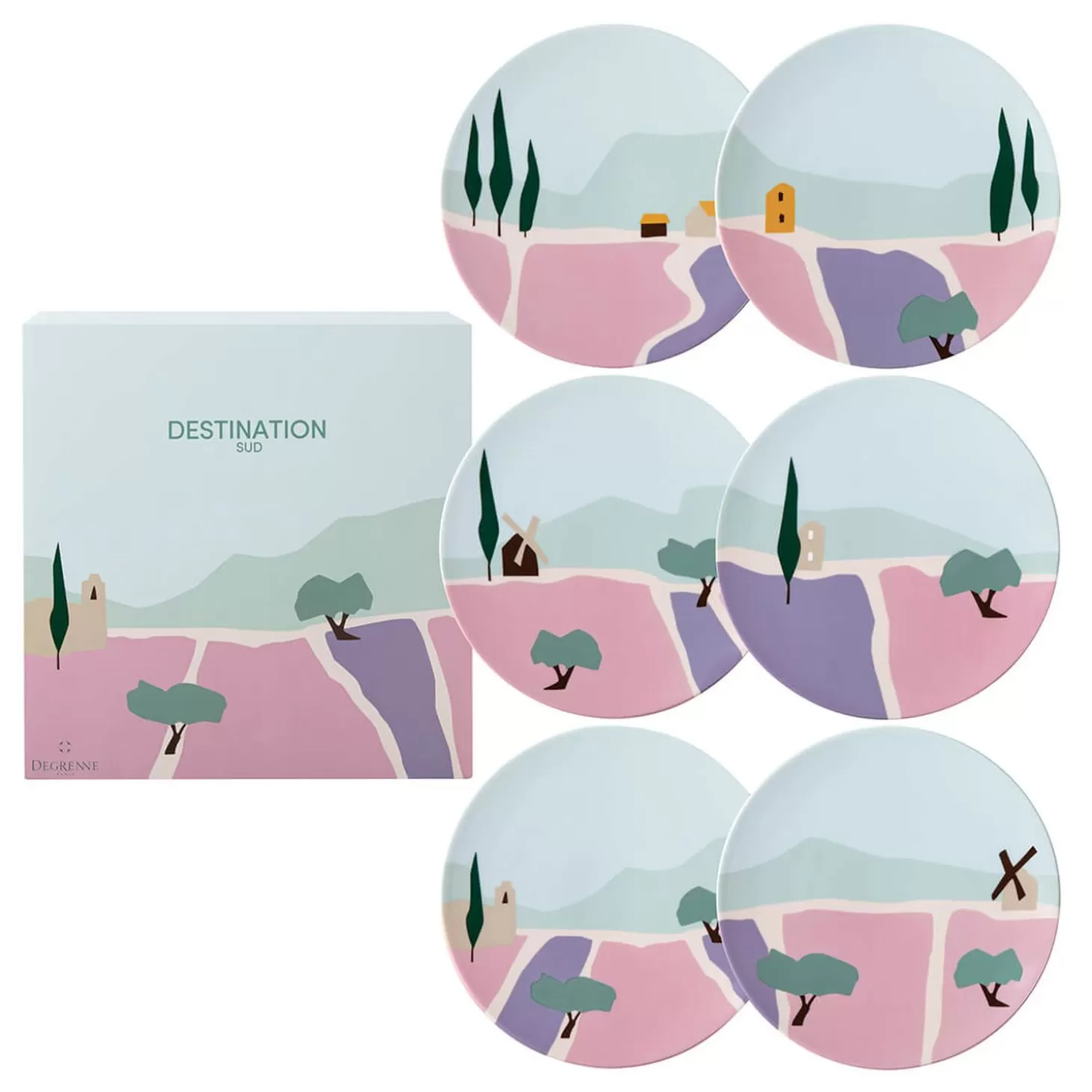 Flat Plates<Degrenne Destination South