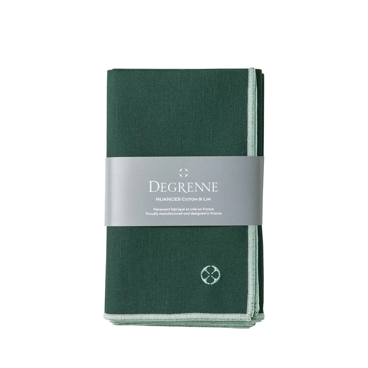 Napkins<Degrenne Emerald Green Cotton & Linen Shades