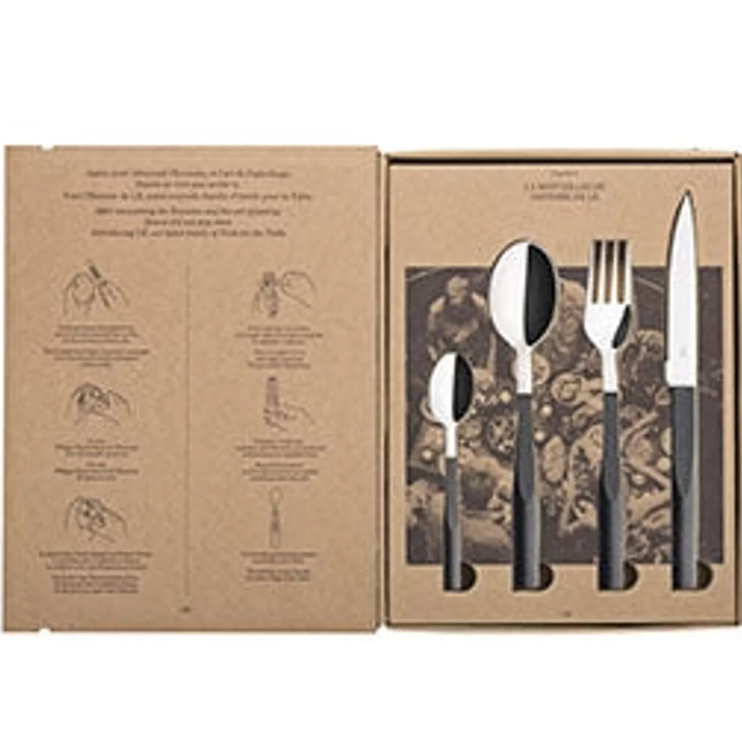 Cutlery Boxes<Degrenne L'E Starck Black Truffle