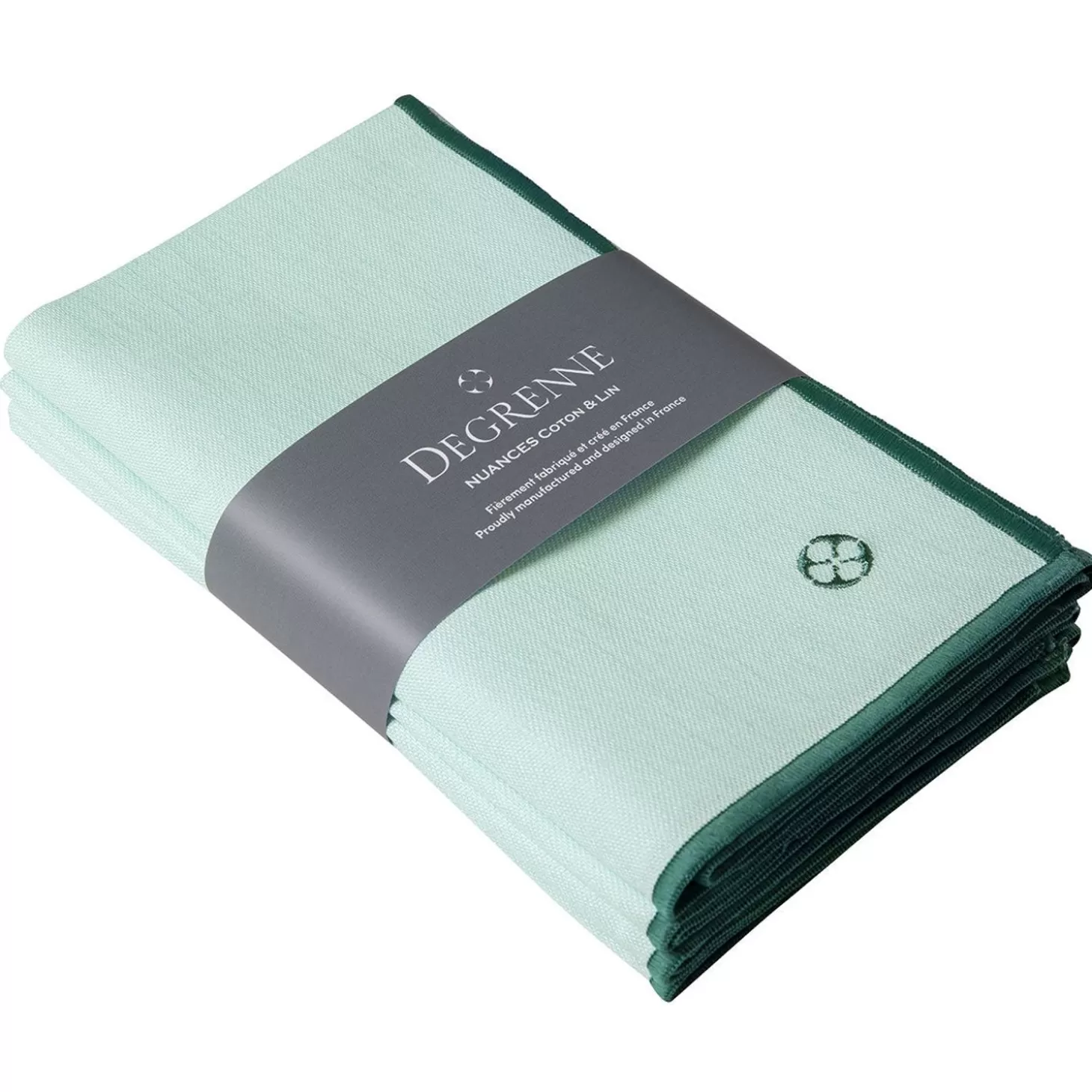 Napkins<Degrenne Mint Green Cotton & Linen Shades