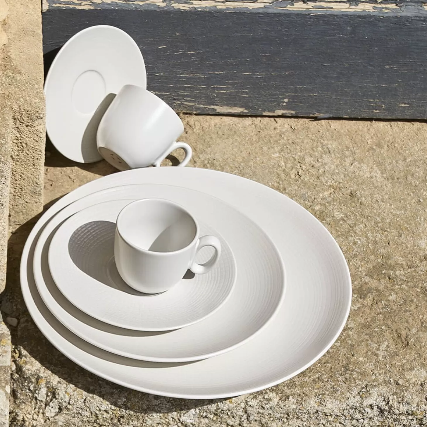 Flat Plates<Degrenne Modulo Nature Kaolin