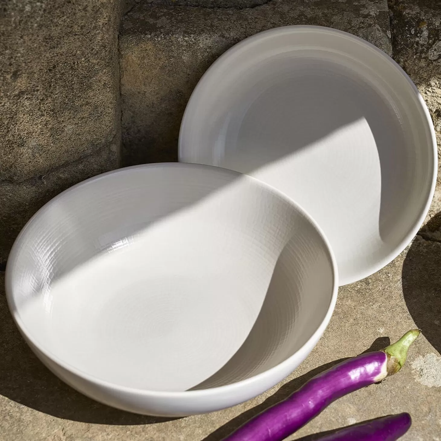 Salad Bowls<Degrenne Modulo Nature Kaolin