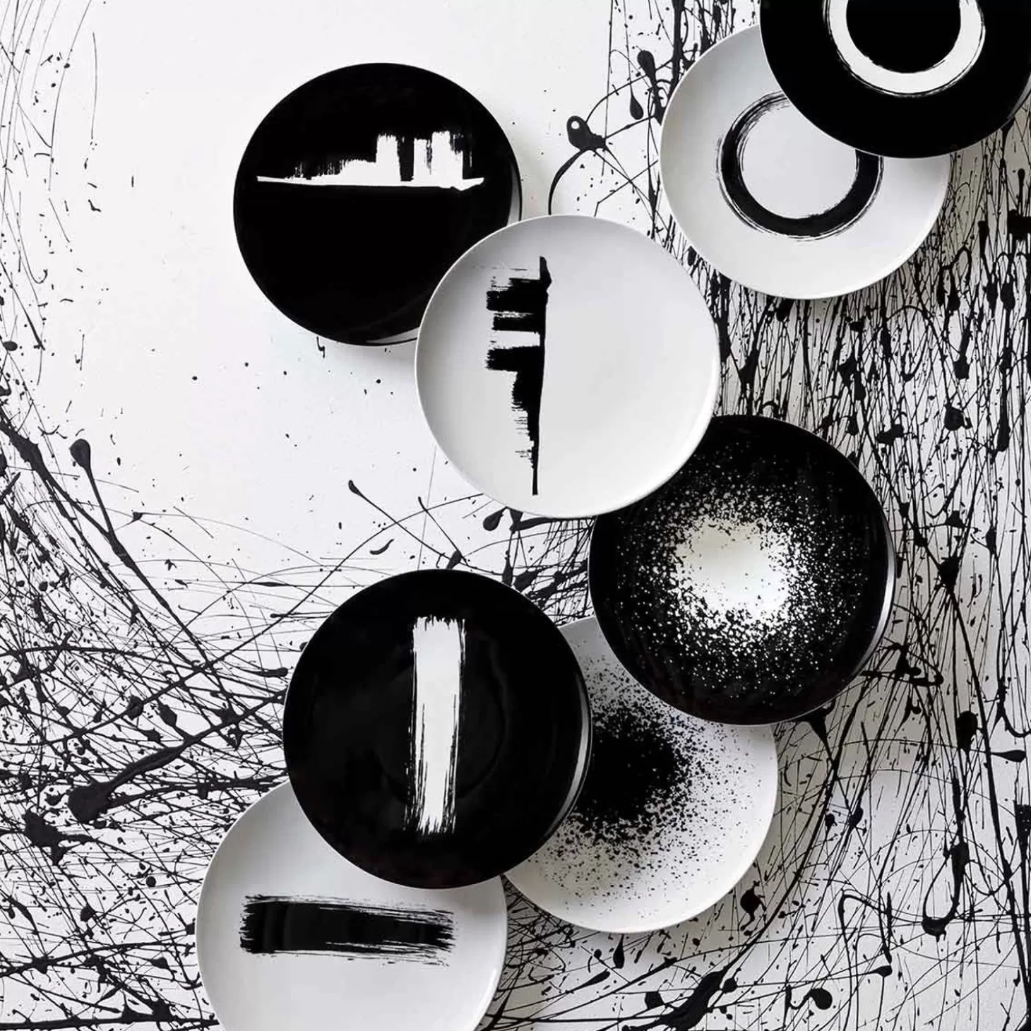Presentation Plates<Degrenne Modulo White Arty Creation