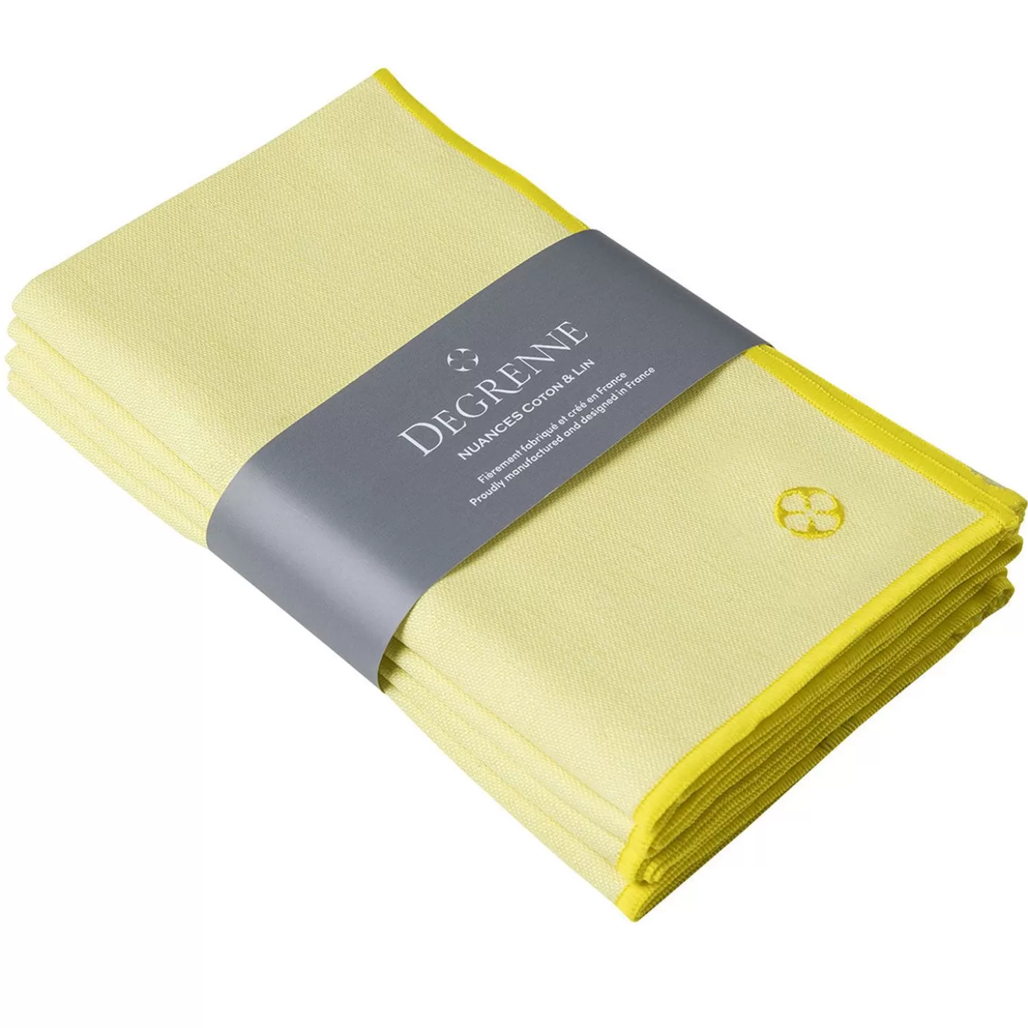 Napkins<Degrenne Pale Yellow Cotton & Linen Shades