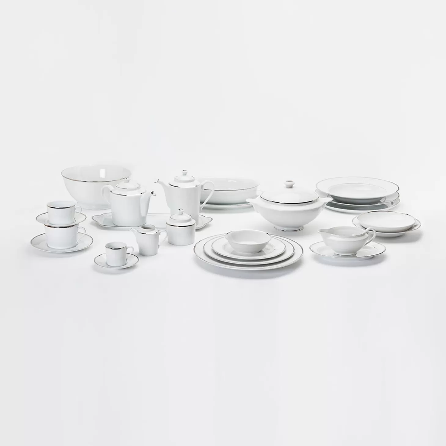 Creamers And Sugar Bowls<Degrenne Platinum Braid