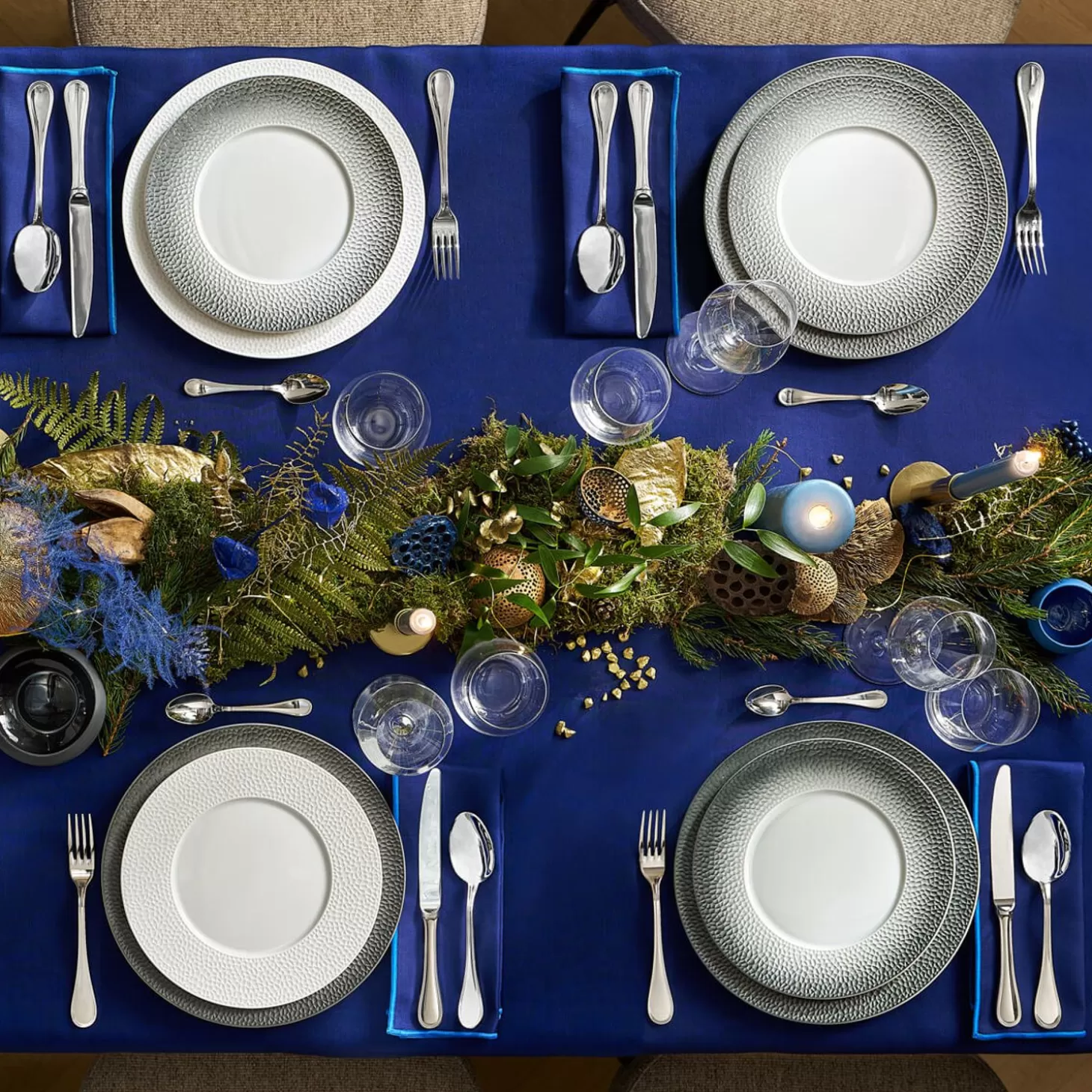Tablecloths<Degrenne Shades Cotton & Linen Midnight Blue