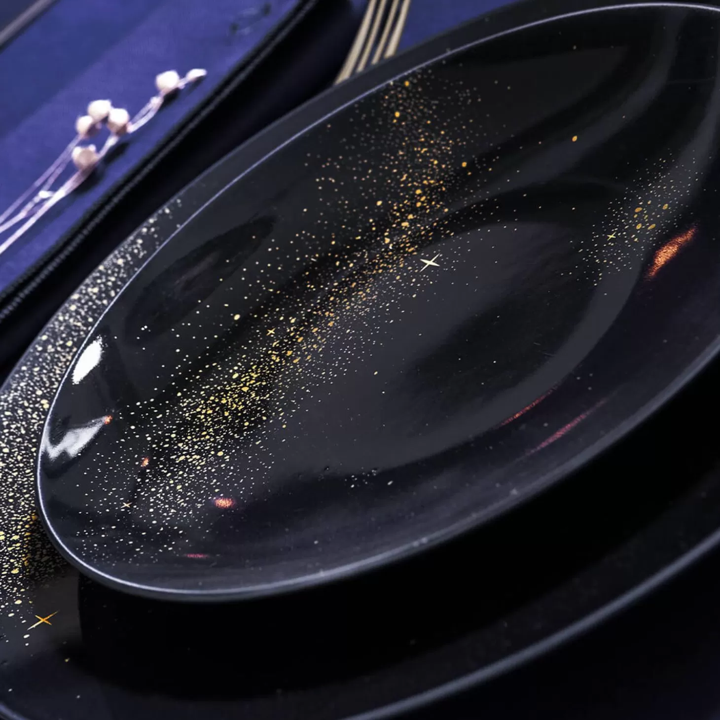 Flat Plates<Degrenne Starry Night