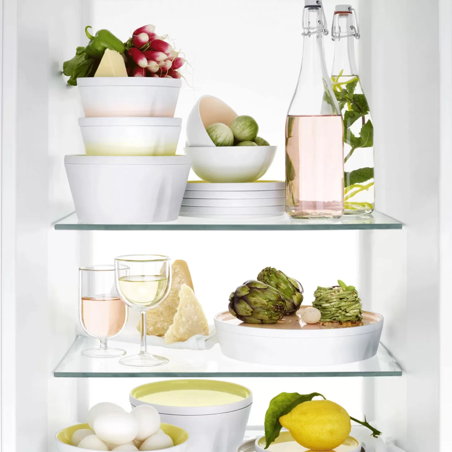 Plate Boxes<Degrenne The Pink Radish Economer's Crockery