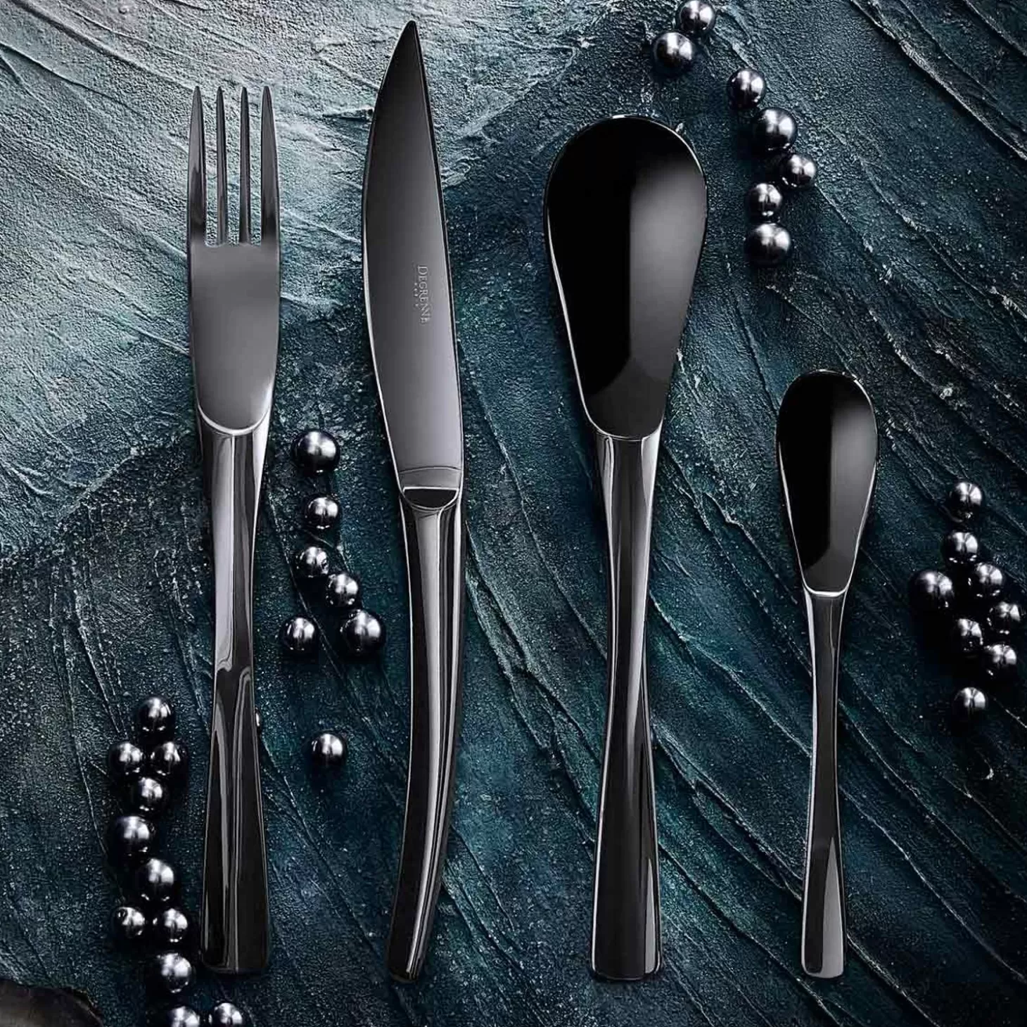 Cutlery Boxes<Degrenne Xy Black Mirror