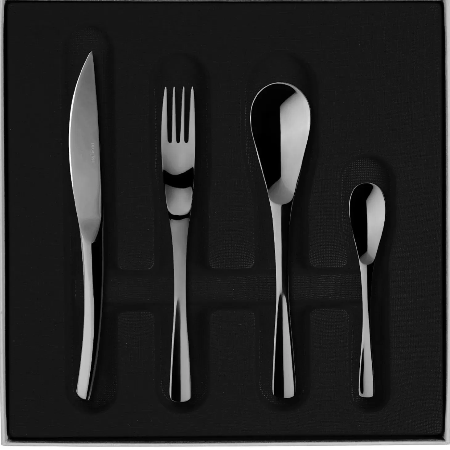Cutlery Boxes<Degrenne Xy Black Mirror
